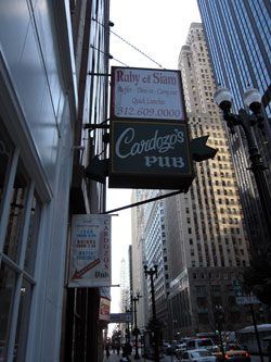 Cardozo's Pub Sign