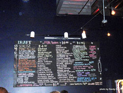 Bottom Lounge Chicago Chalkboard