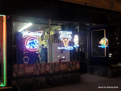 Bruno & Tim's Lounge Chicago Neon
