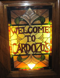 Cardozo's Pub Stained Glass