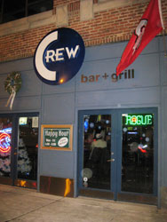 Crew Bar + Grill Front Door