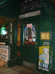 Green Door Tavern Doorway