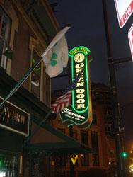 Green Door Tavern Sign