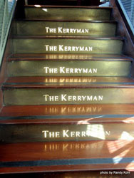 Kerryman Bar Backlit Stairs