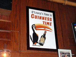 O'Leary's Public House Guinness Time