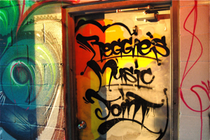 Reggie's Music Joint Door
