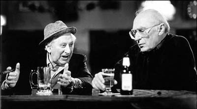 Studs Terkel and Mike Royko, Photo by Matthew Gilson