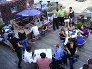 Citizer Bar Rooftop Crowd