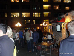Citizer Bar Chicago Patio at Night